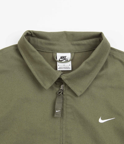 Nike SB Lightweight Jacket - Medium Olive / White