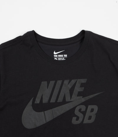 Nike SB Logo T-Shirt - Black / Black