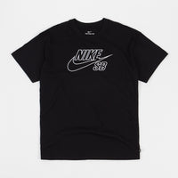 Nike SB Logo T-Shirt - Black / White thumbnail