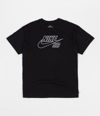 Nike SB Logo T-Shirt - Black / White