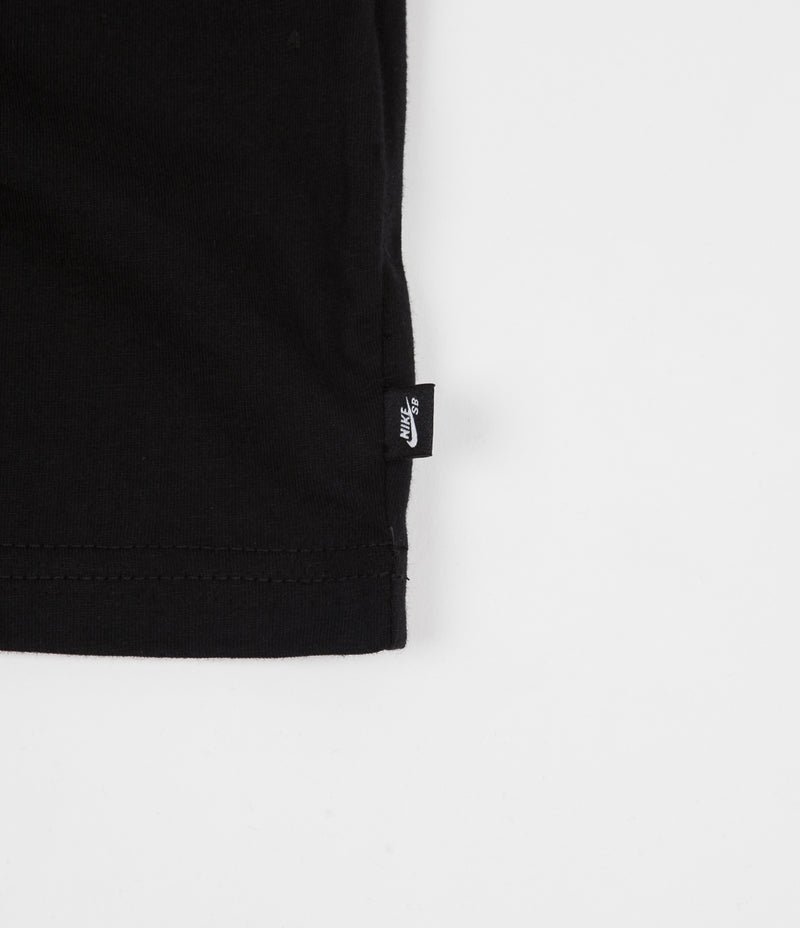 Nike SB Logo T-Shirt - Black / White | Flatspot