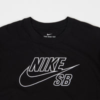 Nike SB Logo T-Shirt - Black / White thumbnail