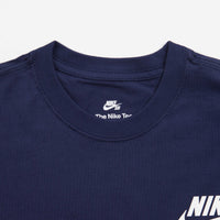 Nike SB Logo T-Shirt - Midnight Navy thumbnail