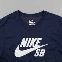 Nike SB Logo T-Shirt - Obsidian / Obsidian / Light Silver thumbnail