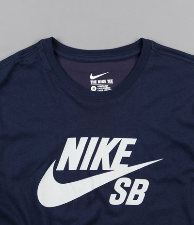 Nike SB Logo T-Shirt - Obsidian / Obsidian / Light Silver