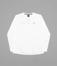 Nike SB Mesh Long Sleeve T-Shirt - White / Photo Blue