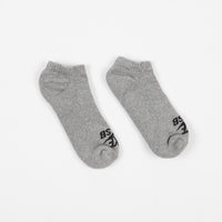 Nike SB No Show Skateboarding Socks - Dark Grey Heather / Black thumbnail