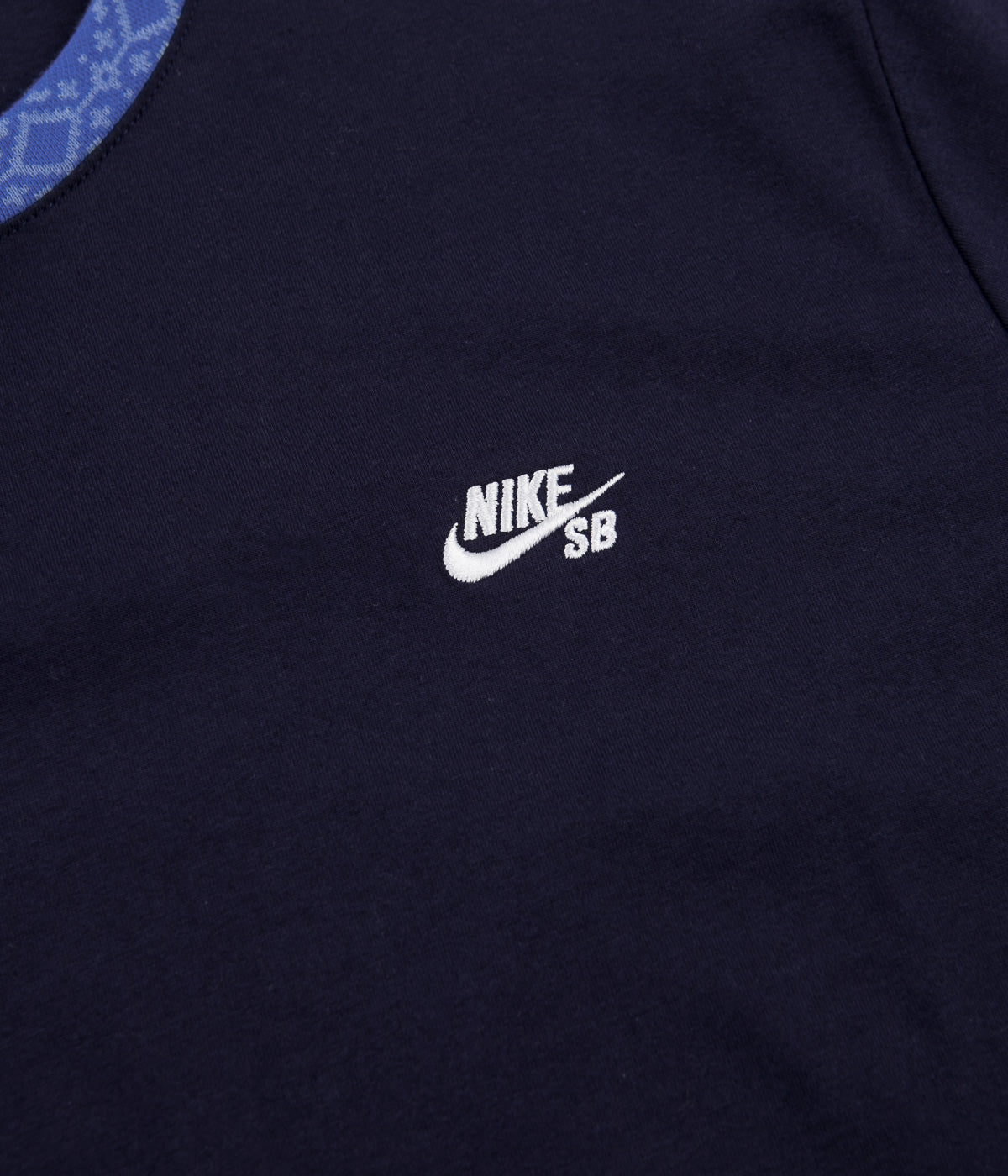 Nike SB Nordic Rib T-Shirt - Obsidian / Pacific Blue / White | Flatspot