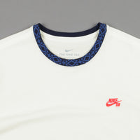 Nike SB Nordic Rib T-Shirt - Sail / Obsidian / Bright Crimson thumbnail