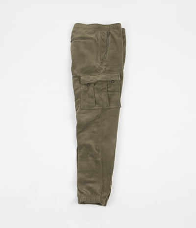 Nike SB Fleece Cargo Pants - Medium Olive / Electro Orange / Black