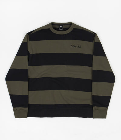 Nike SB Crewneck Sweatshirt - Cargo Khaki / Black - Black