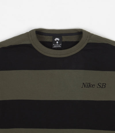 Nike SB Crewneck Sweatshirt - Cargo Khaki / Black - Black