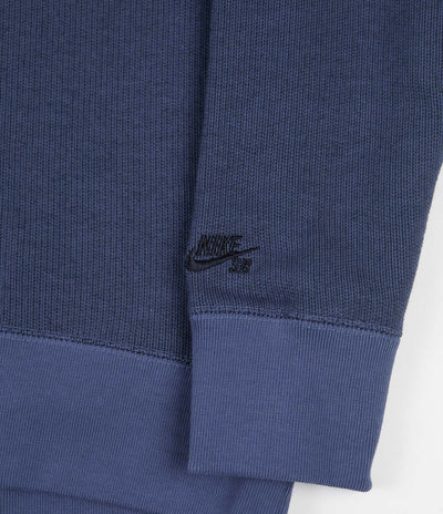 Nike SB Novelty Crewneck Sweatshirt - Mystic Navy / Mystic Navy / Dark Obsidian
