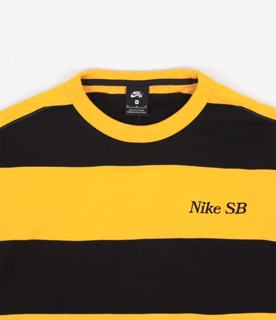 Nike SB Crewneck Sweatshirt - University Gold / Black - Black