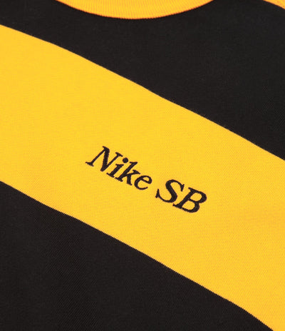 Nike SB Crewneck Sweatshirt - University Gold / Black - Black