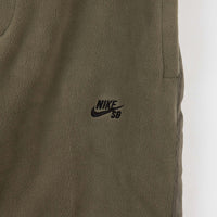 Nike SB Novelty Fleece Pants - Medium Olive / Black thumbnail