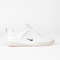 Nike SB Nyjah 3 Shoes - White / Black - Summit White - Hyper Pink thumbnail