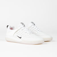 Nike SB Nyjah 3 Shoes - White / Black - Summit White - Hyper Pink thumbnail