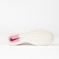 Nike SB Nyjah 3 Shoes - White / Black - Summit White - Hyper Pink thumbnail