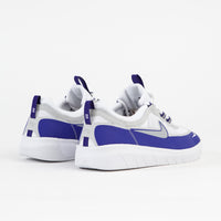 Nike SB Nyjah Free 2 Shoes - Concord / Silver - Grey Fog - White thumbnail