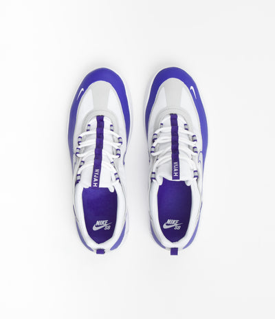 Nike SB Nyjah Free 2 Shoes - Concord / Silver - Grey Fog - White
