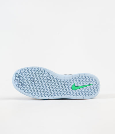 Nike SB Nyjah Free 2 Shoes - Dark Obsidian / White - Hyper Jade