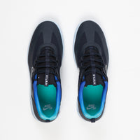 Nike SB Nyjah Free 2 Shoes - Dark Obsidian / White - Hyper Jade thumbnail
