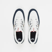 Nike SB Nyjah Free 2 Shoes - Obsidian / Club Gold - White - Obsidian thumbnail