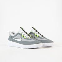 Nike SB Nyjah Free 2 Shoes - Smoke Grey / White - Light Smoke Grey thumbnail