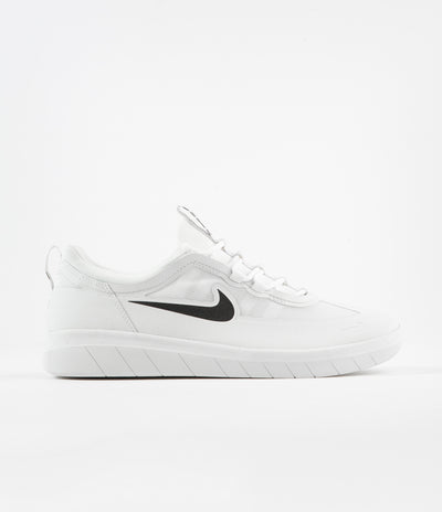 Nike SB Nyjah Free 2 Shoes - Summit White / Black - Summit White