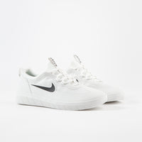 Nike SB Nyjah Free 2 Shoes - Summit White / Black - Summit White | Flatspot