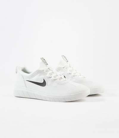 Nike SB Nyjah Free 2 Shoes - Summit White / Black - Summit White