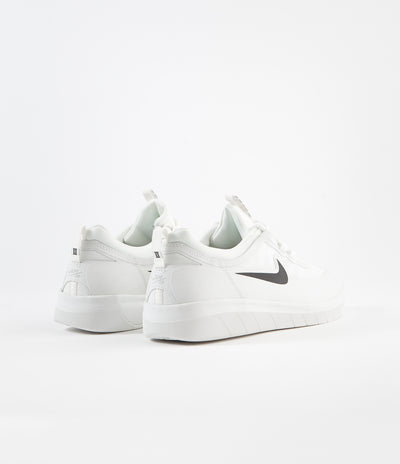 Nike SB Nyjah Free 2 Shoes - Summit White / Black - Summit White | Flatspot