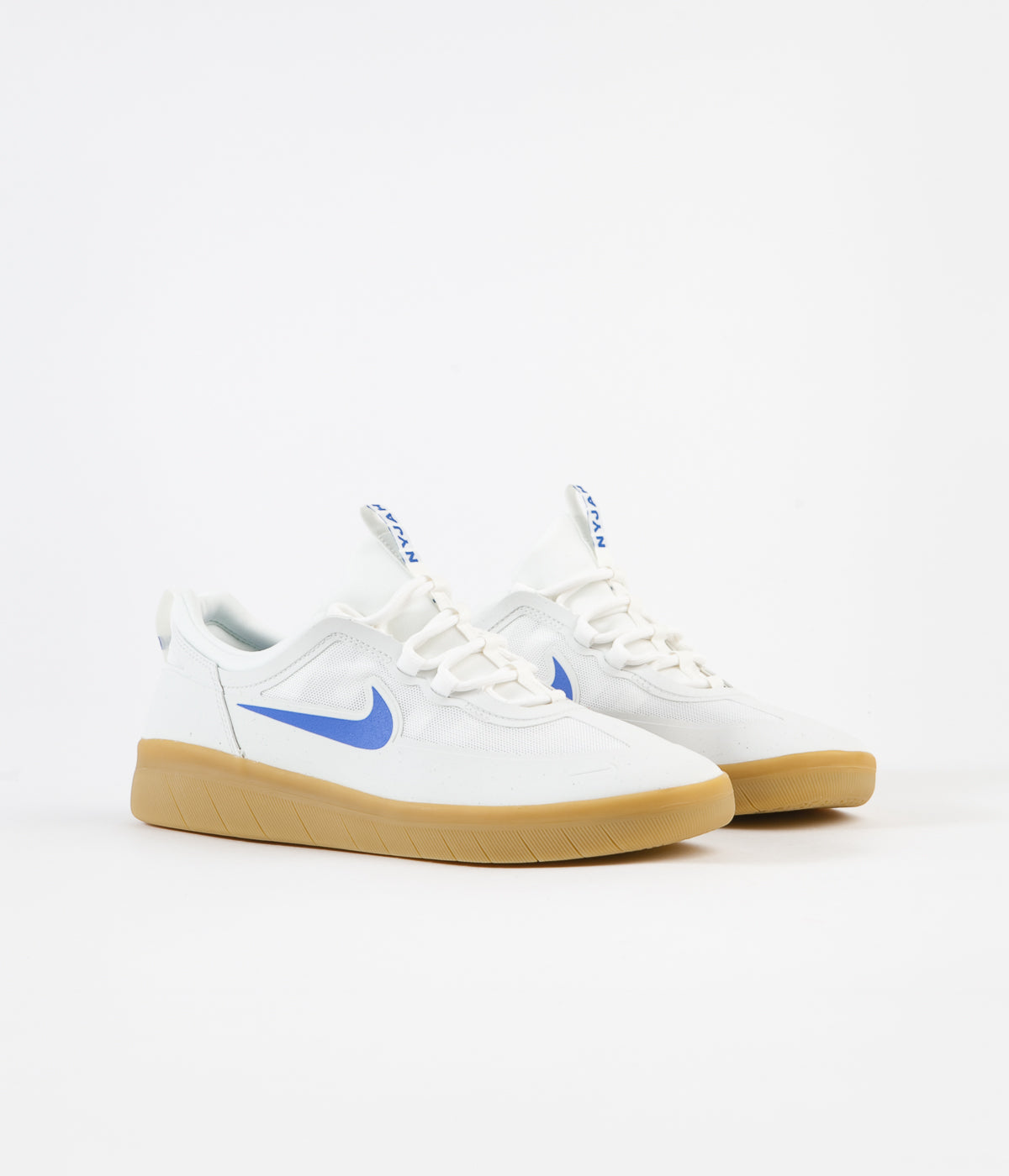 Nike sb nyjah white blue Clearance