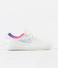 Nike SB Nyjah Free 2 Shoes - Summit White / Racer Blue - Pink Blast