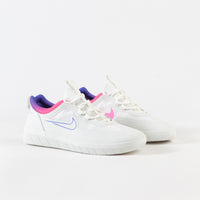 Nike SB Nyjah Free 2 Shoes - Summit White / Racer Blue - Pink Blast thumbnail