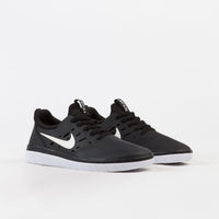 Nike SB Nyjah Free Shoes - Black / White thumbnail