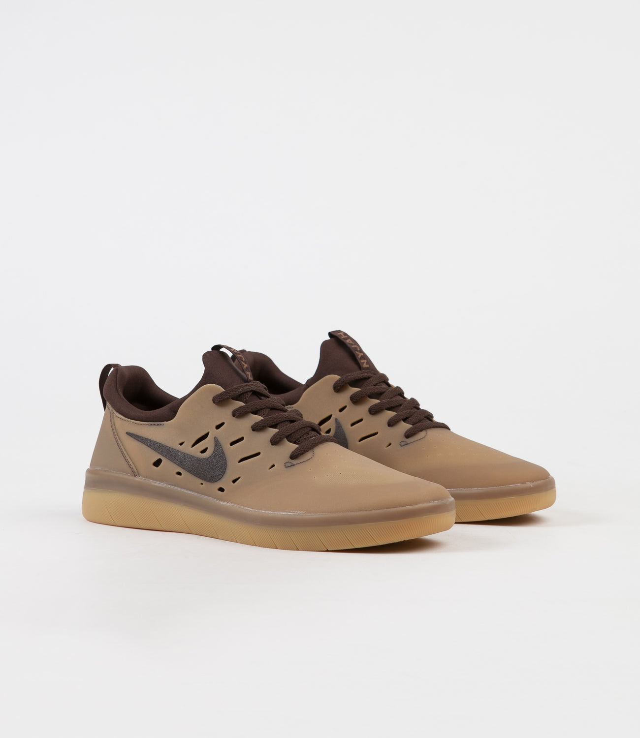 Nike SB Nyjah Free Shoes - Gum Dark Brown / Baroque Brown | Flatspot