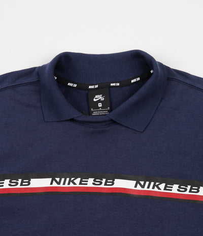 Nike SB On Deck Novelty Crewneck Sweatshirt - Midnight Navy