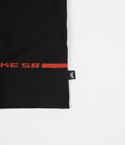 Nike SB On Deck Stripe T-Shirt - Black