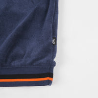 Nike SB On Deck Terry Polo Shirt - Midnight Navy / Team Orange thumbnail