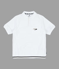Nike SB On Deck Terry Polo Shirt - White / Fossil