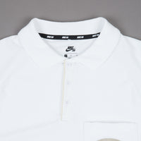 Nike SB On Deck Terry Polo Shirt - White / Fossil thumbnail