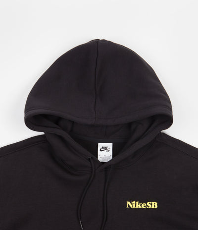 Nike SB One Off Hoodie - Black / Yellow Strike