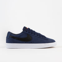 Nike SB Orange Label Blazer Low GT Shoes - Midnight Navy / Black - Midnight Navy thumbnail