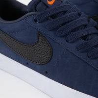 Nike SB Orange Label Blazer Low GT Shoes - Midnight Navy / Black - Midnight Navy thumbnail