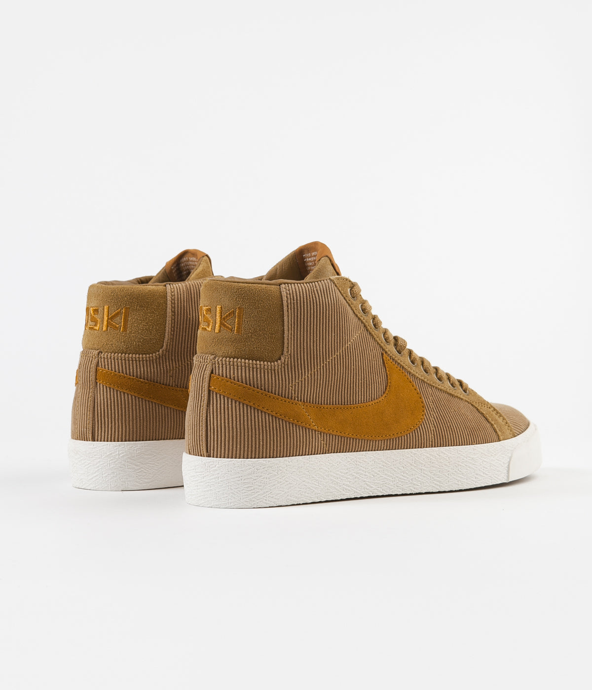 Nike sb orange outlet label blazer mid