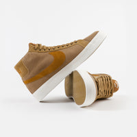Nike SB Orange Label Blazer Mid 'Oski' Shoes - Muted Bronze