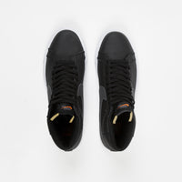 Nike SB Orange Label Blazer Mid Shoes - Black / Dark Grey - Black - White thumbnail