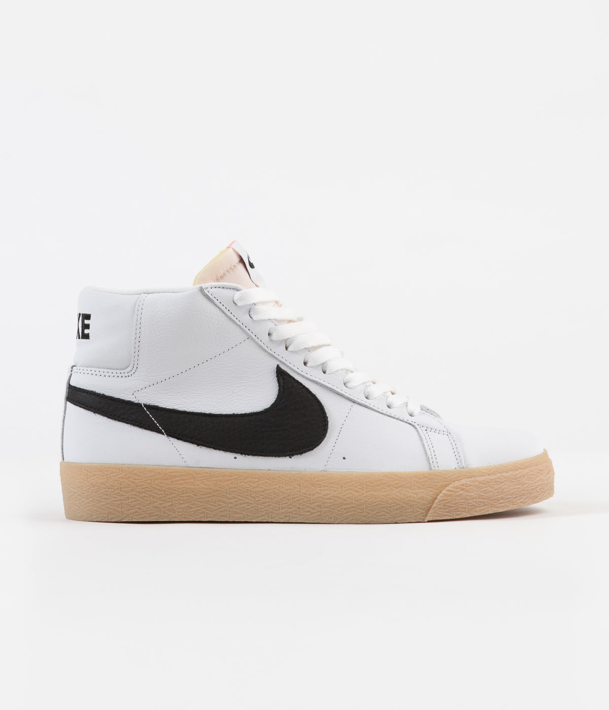 Nike SB Orange Label Blazer Mid Shoes White Black Safety